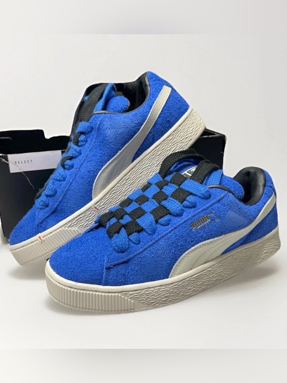 Puma Suede XL Jackhammer Blue Men’s Shoes Sneakers 398932 02 Size 7, 11, 12